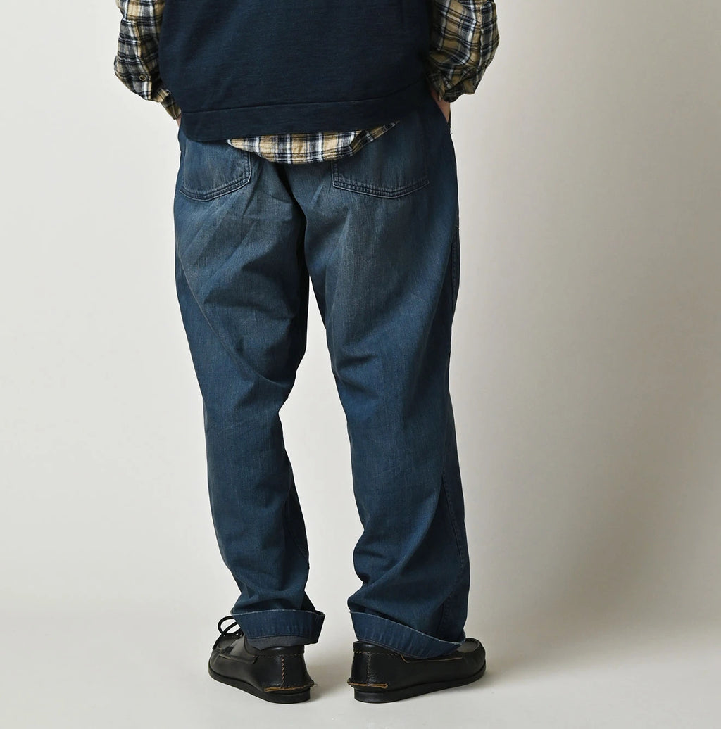 Light Mon Brown Denim 908 Baker Pants Distressed