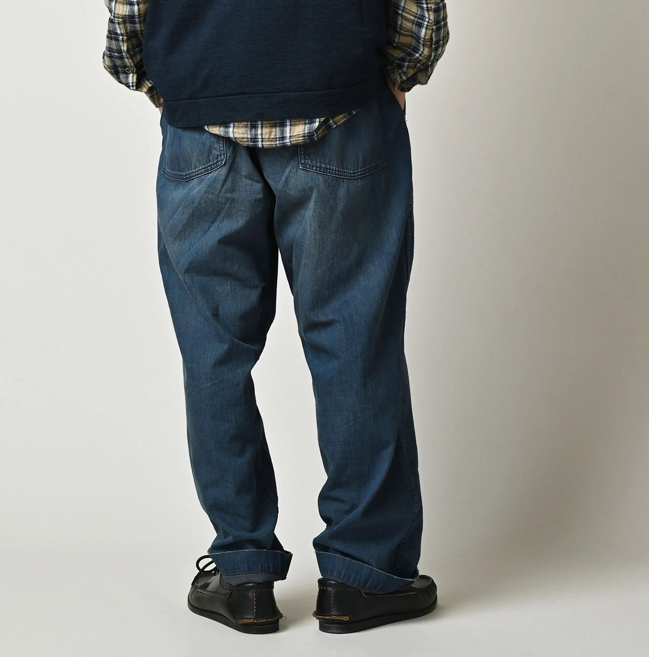 Light Mon Brown Denim 908 Baker Pants Distressed