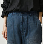 Light Mon Brown Denim 908 Baker Pants Distressed