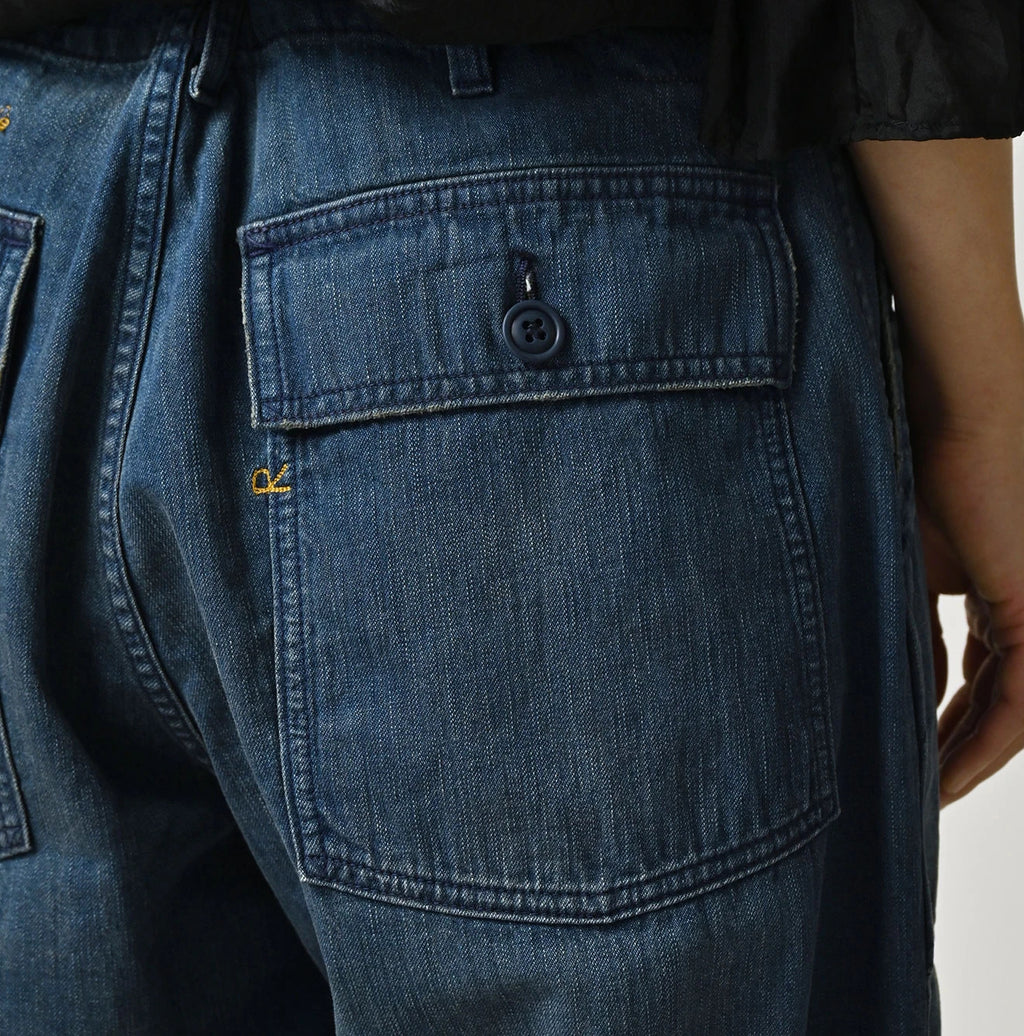 Light Mon Brown Denim 908 Baker Pants Distressed