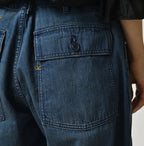 Light Mon Brown Denim 908 Baker Pants Distressed