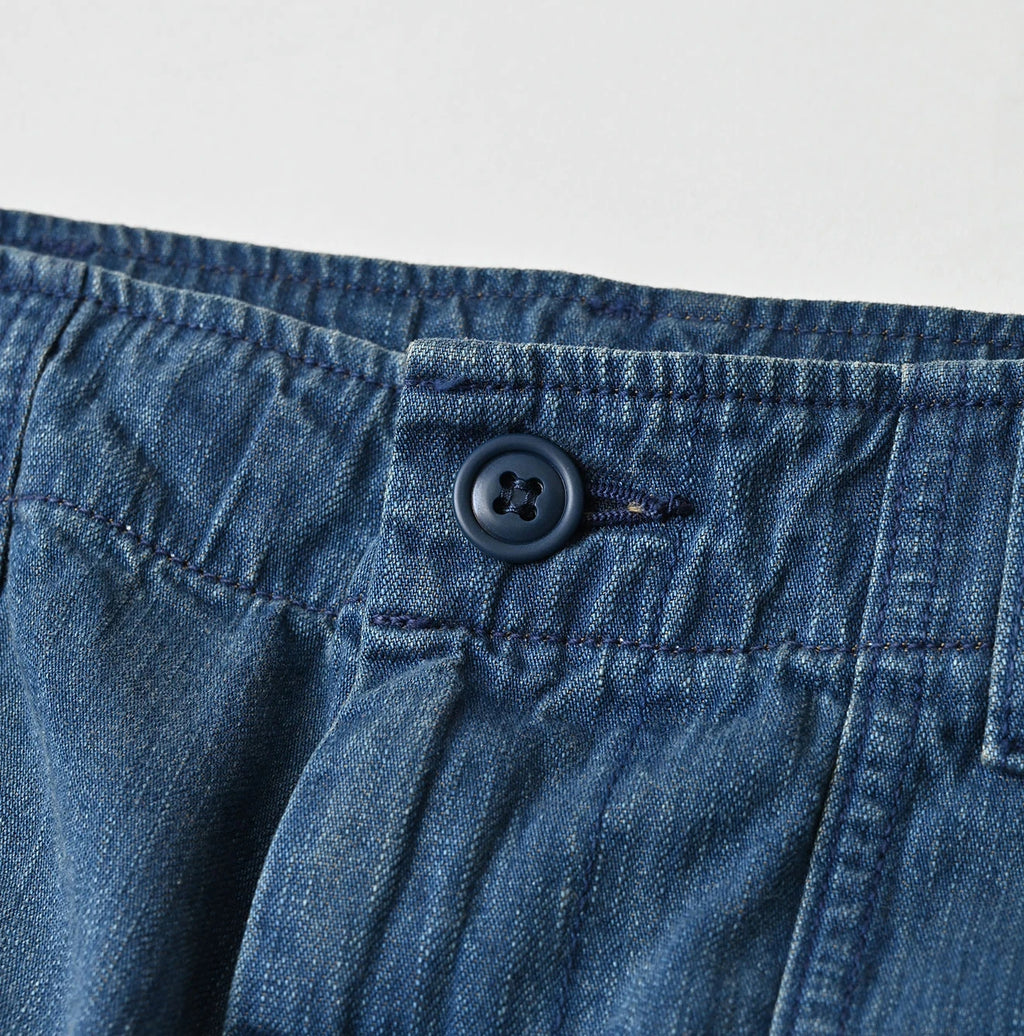 Light Mon Brown Denim 908 Baker Pants Distressed