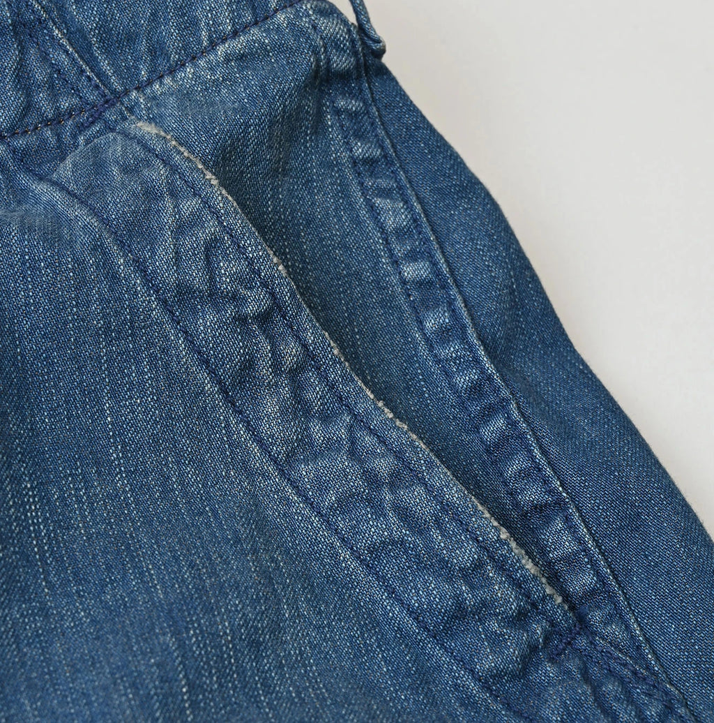 Light Mon Brown Denim 908 Baker Pants Distressed