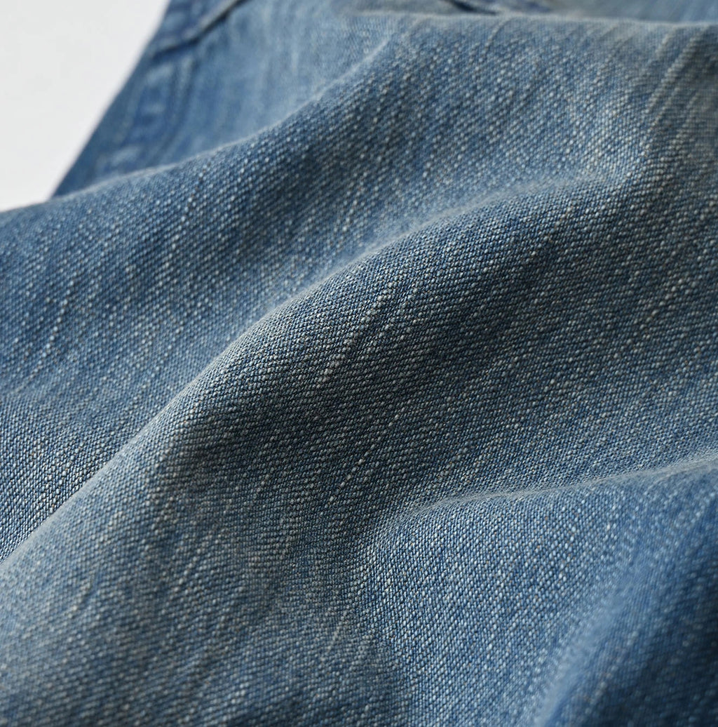 Light Mon Brown Denim 908 Baker Pants Distressed