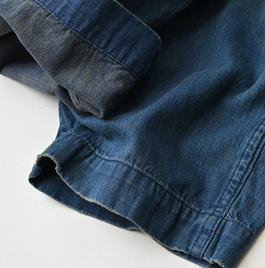 Light Mon Brown Denim 908 Baker Pants Distressed