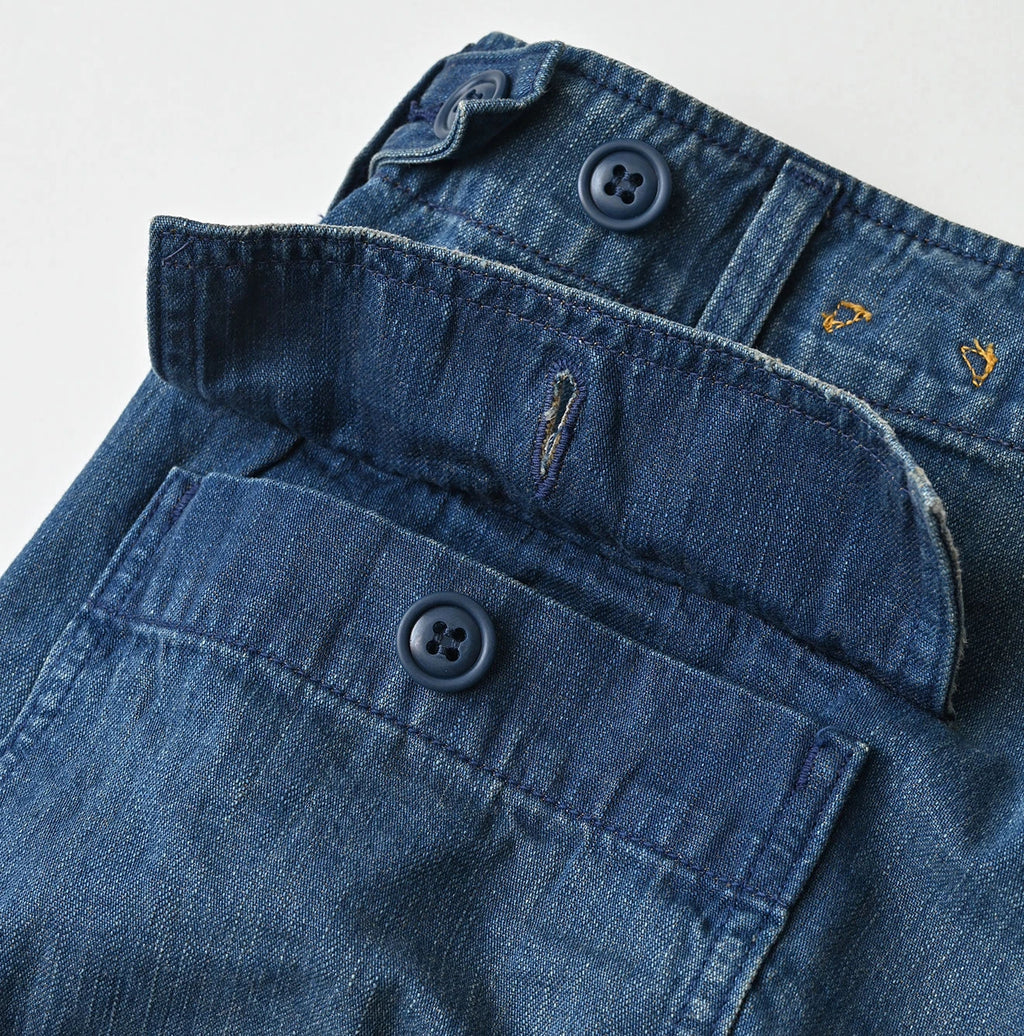 Light Mon Brown Denim 908 Baker Pants Distressed