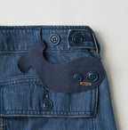 Light Mon Brown Denim 908 Baker Pants Distressed