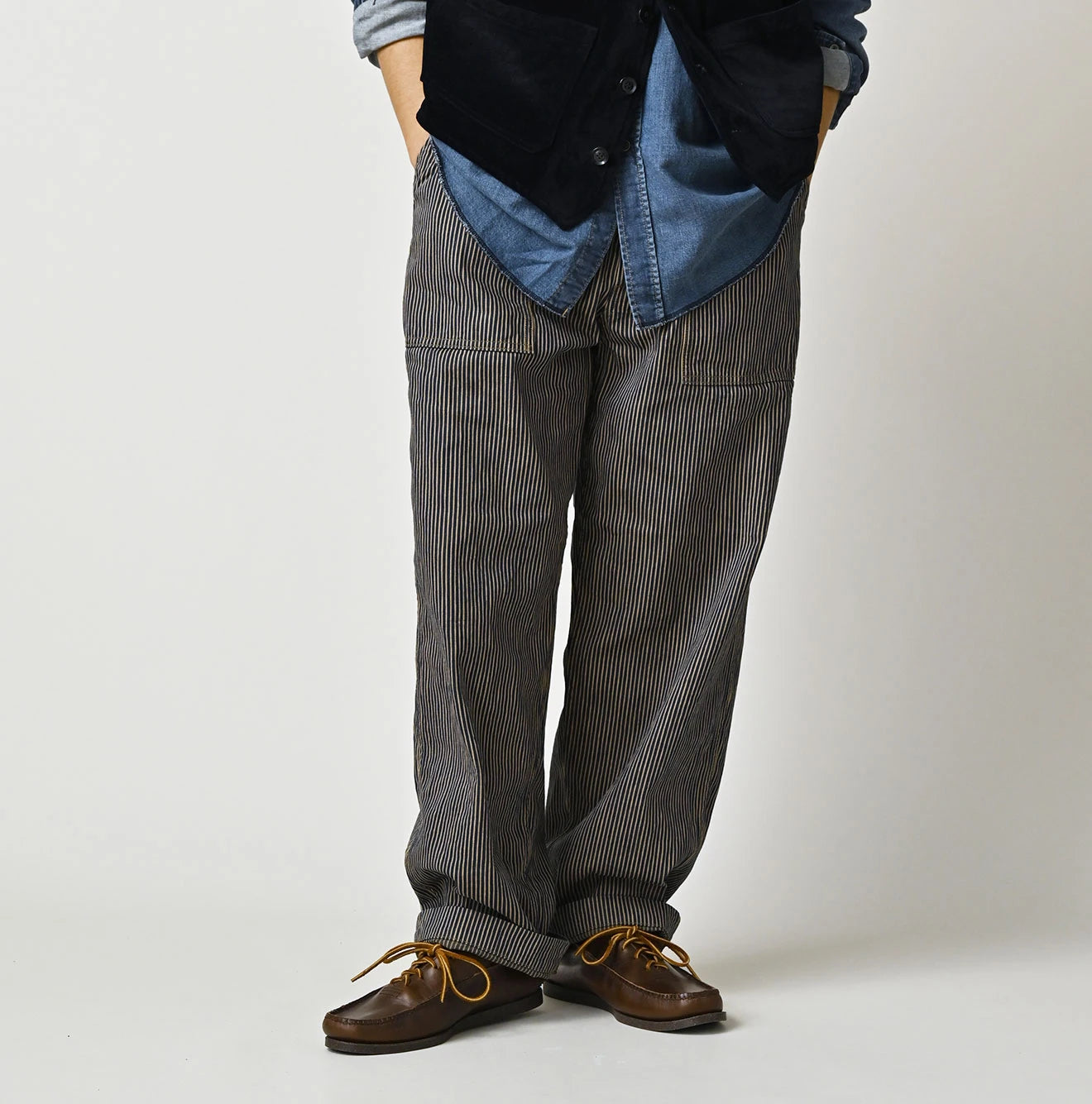 Light Mon Brown Denim 908 Baker Pants Nou