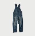 Light Mon Brown Stretch Denim Charlotte Overall Distressed