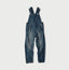Light Mon Brown Stretch Denim Charlotte Overall Distressed