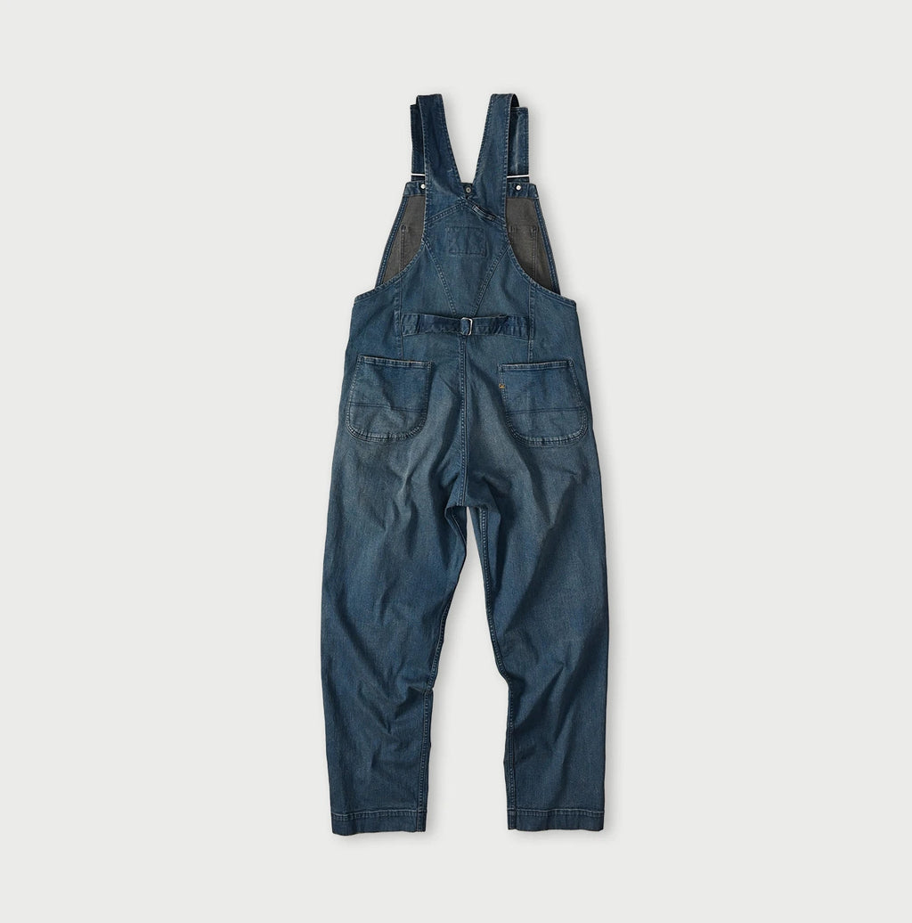 Light Mon Brown Stretch Denim Charlotte Overall Distressed