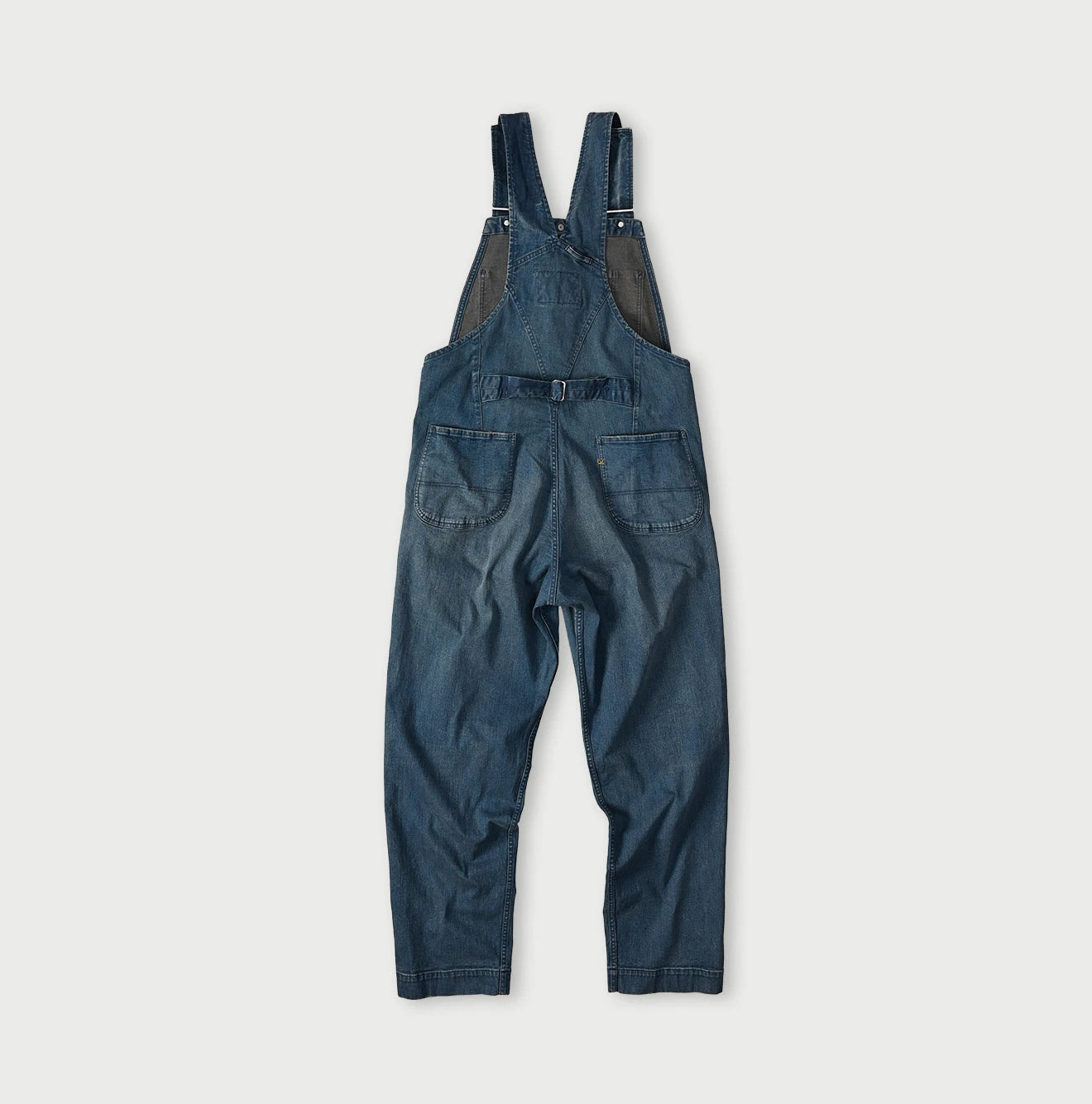 Light Mon Brown Stretch Denim Charlotte Overall Distressed