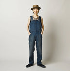 Light Mon Brown Stretch Denim Charlotte Overall Distressed