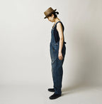 Light Mon Brown Stretch Denim Charlotte Overall Distressed