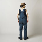 Light Mon Brown Stretch Denim Charlotte Overall Distressed