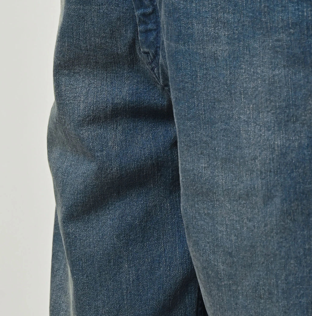 Light Mon Brown Stretch Denim Charlotte Overall Distressed