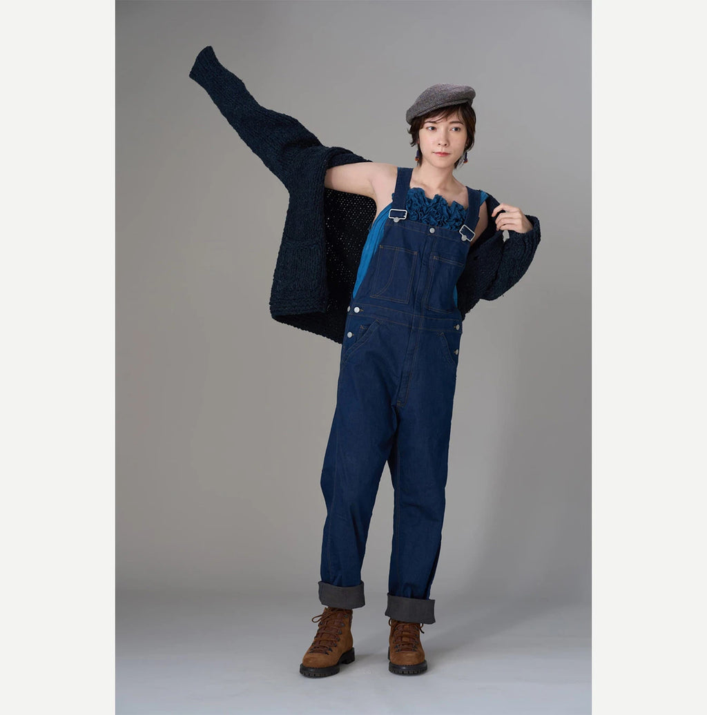 Light Mon Brown Stretch Denim Charlotte Overall Nou