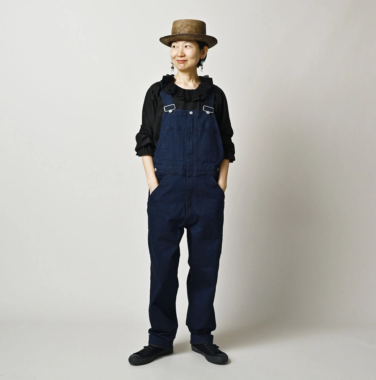 Light Mon Brown Stretch Denim Charlotte Overall Nou