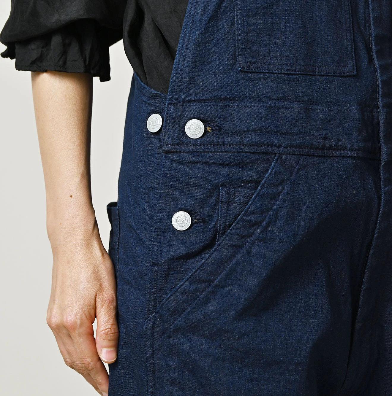 Light Mon Brown Stretch Denim Charlotte Overall Nou
