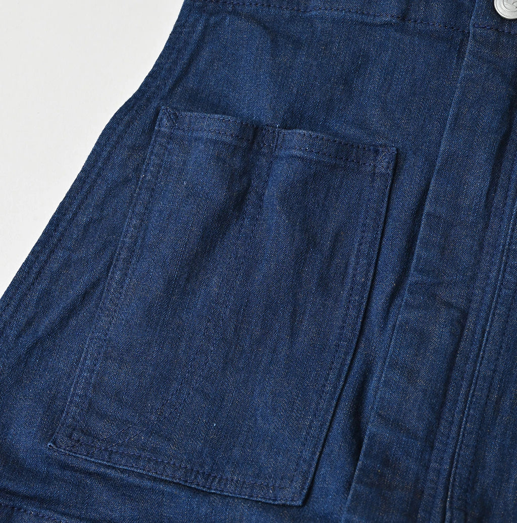 Light Mon Brown Stretch Denim Charlotte Overall Nou