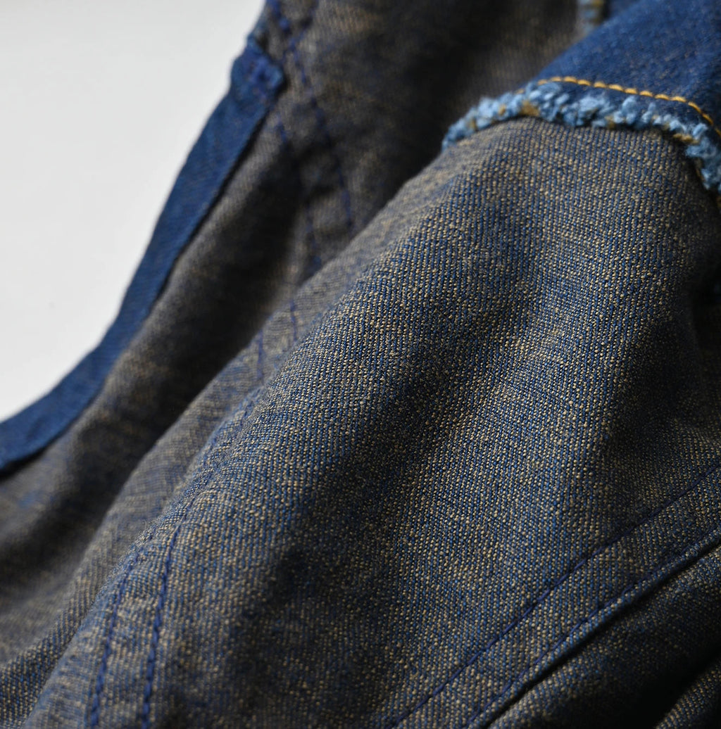 Light Mon Brown Stretch Denim Charlotte Overall Nou