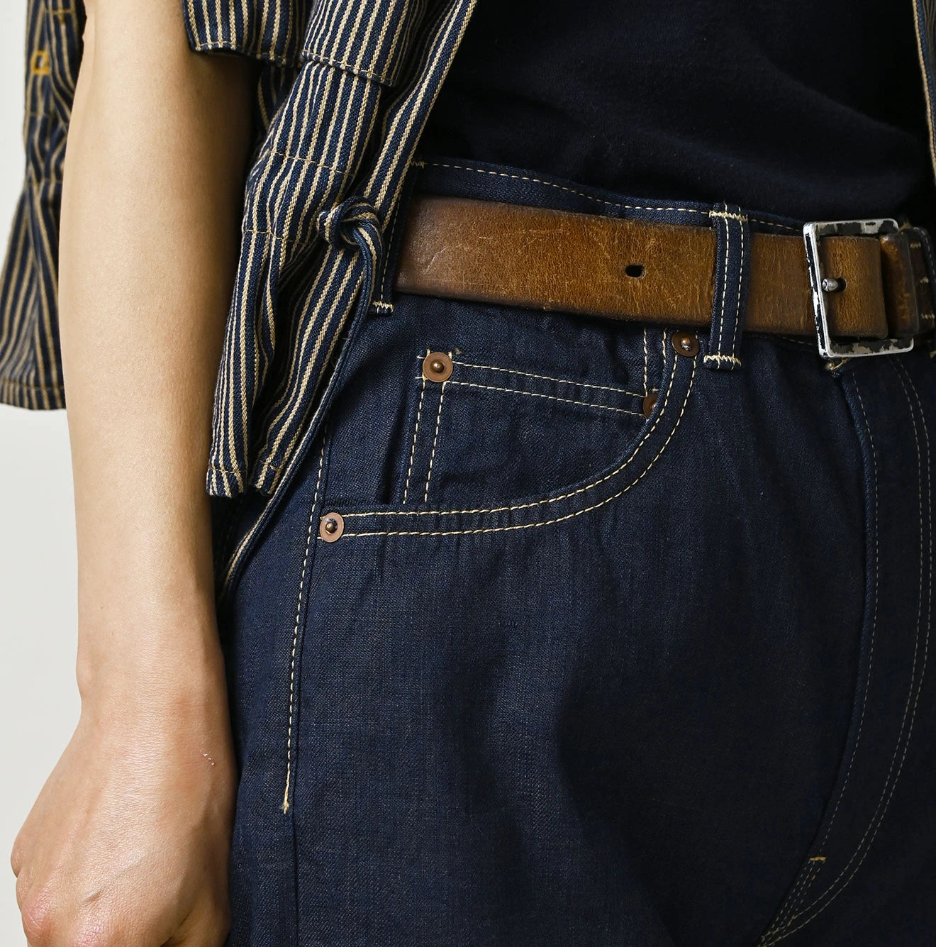 Light Mon Brown Denim Bachihime Nou