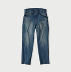 Light Mon-Brown Stretch Denim Sabrina 5 Distressed