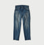 Light Mon-Brown Stretch Denim Sabrina 5 Distressed