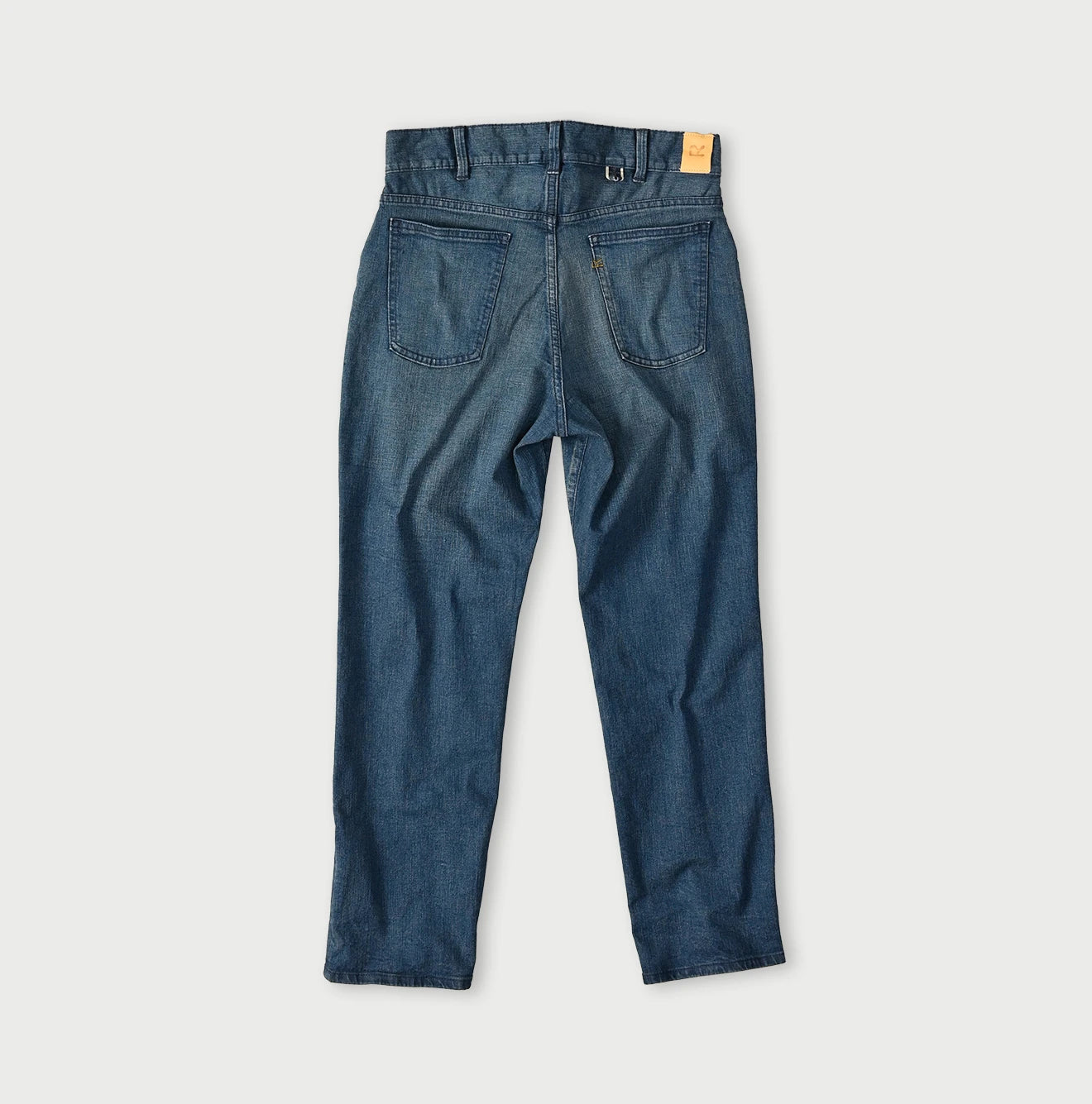 Light Mon-Brown Stretch Denim Sabrina 5 Distressed