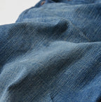 Light Mon-Brown Stretch Denim Sabrina 5 Distressed