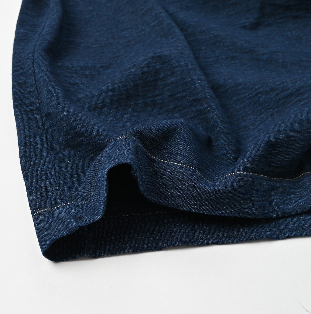 Indigo Tenjiku Square T-shirt Detail