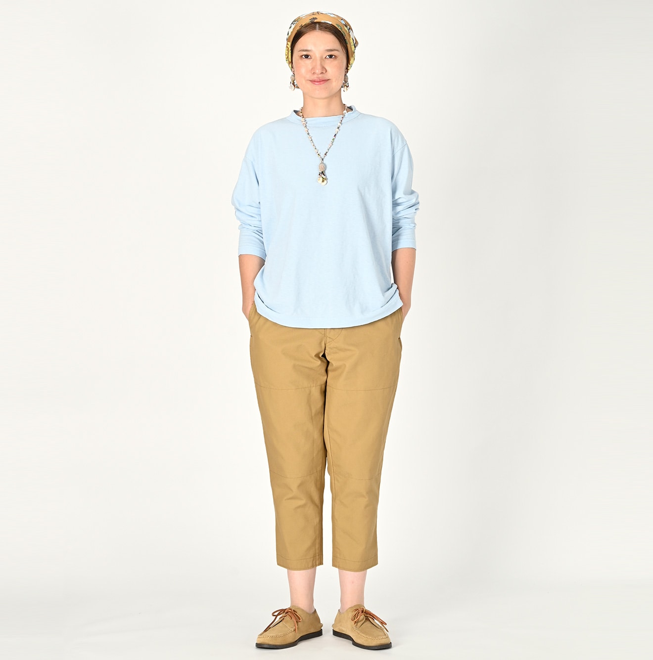 Tenjiku 908 Ocean T-shirt Female Model