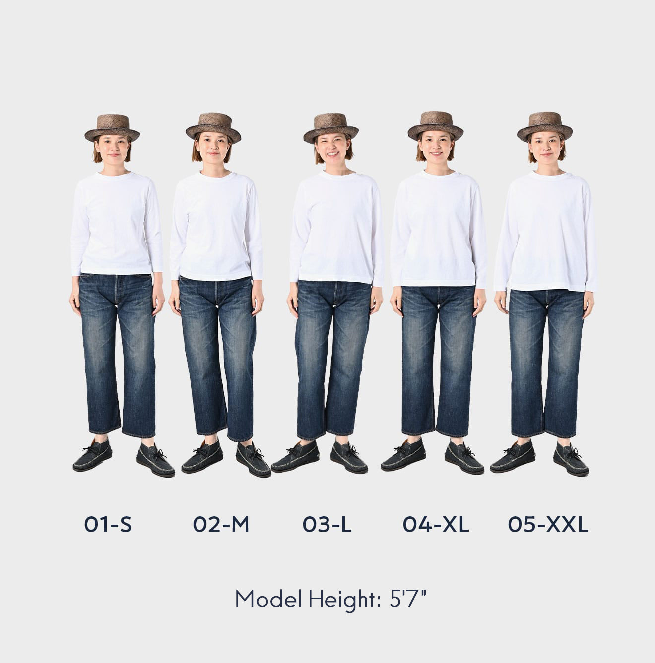 Indigo Tenjiku Square T-shirt Nou Size Chart