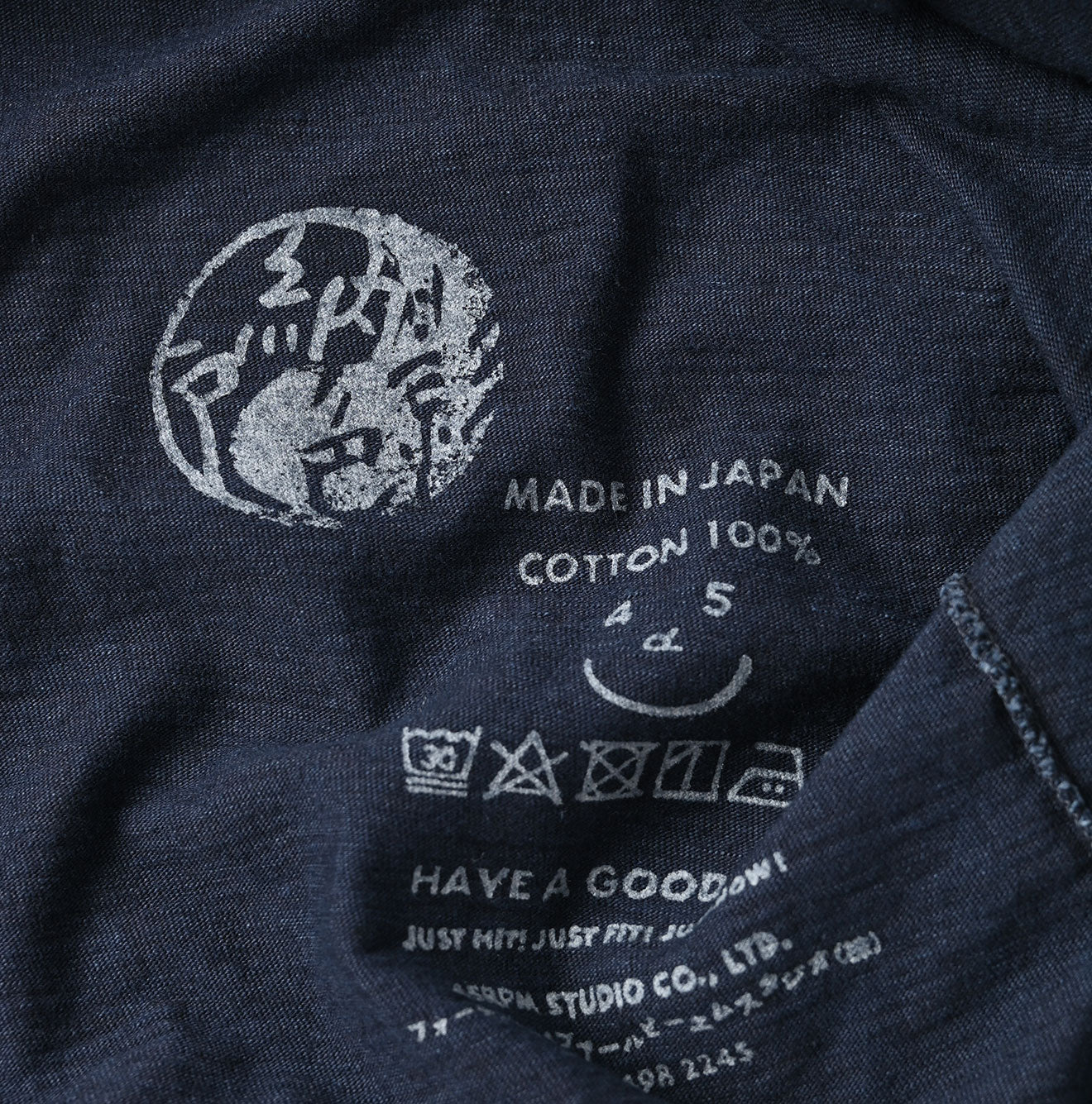 Indigo Tenjiku Square T-shirt Nou Detail