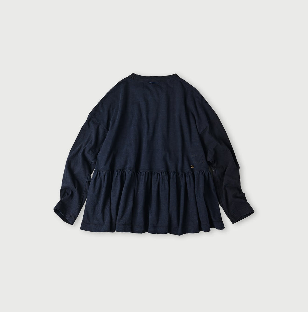Indigo Tenjiku Frill T-shirt Nou Back