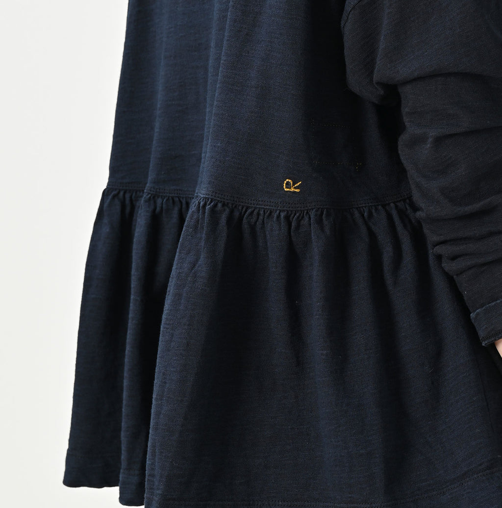 Indigo Tenjiku Frill T-shirt Nou Detail