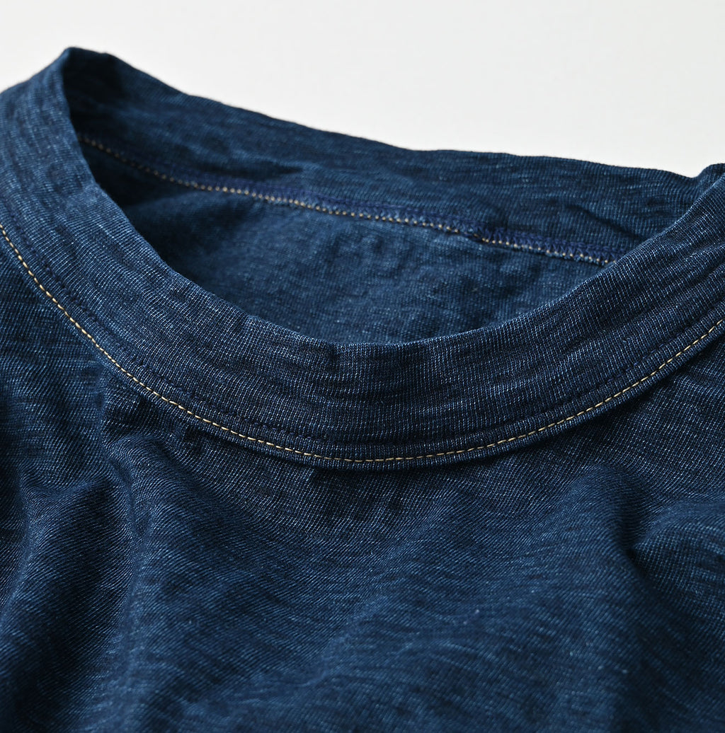 Indigo Tenjiku Frill T-shirt Nou Detail