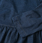 Indigo Tenjiku Frill T-shirt Nou Detail