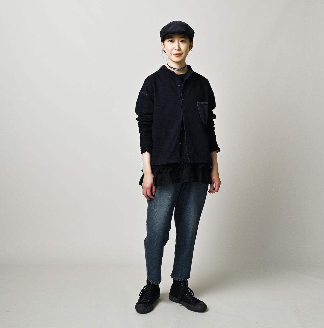 Indigo Dekoboko Tenjiku 908 Cardigan