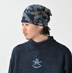 Gauze Paisley Sarasa Bandana Male Model