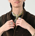 Gauze Paisley Sarasa Bandana Male Model