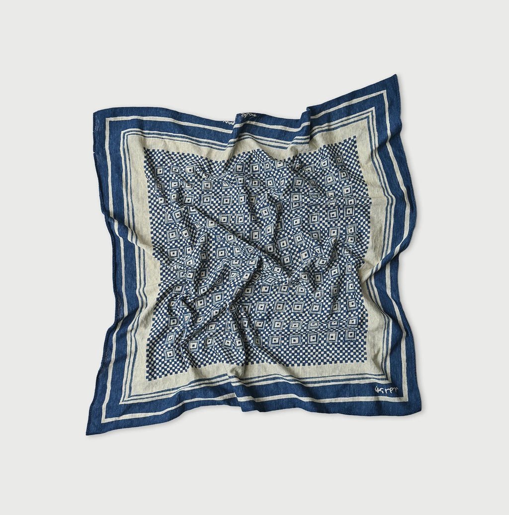 Indigo Tenjiku Cobblestone Bandana