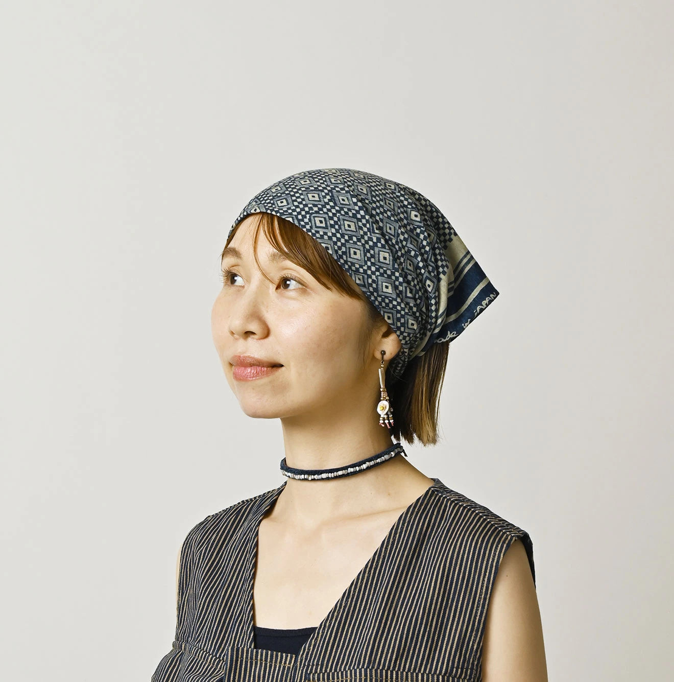Indigo Tenjiku Cobblestone Bandana