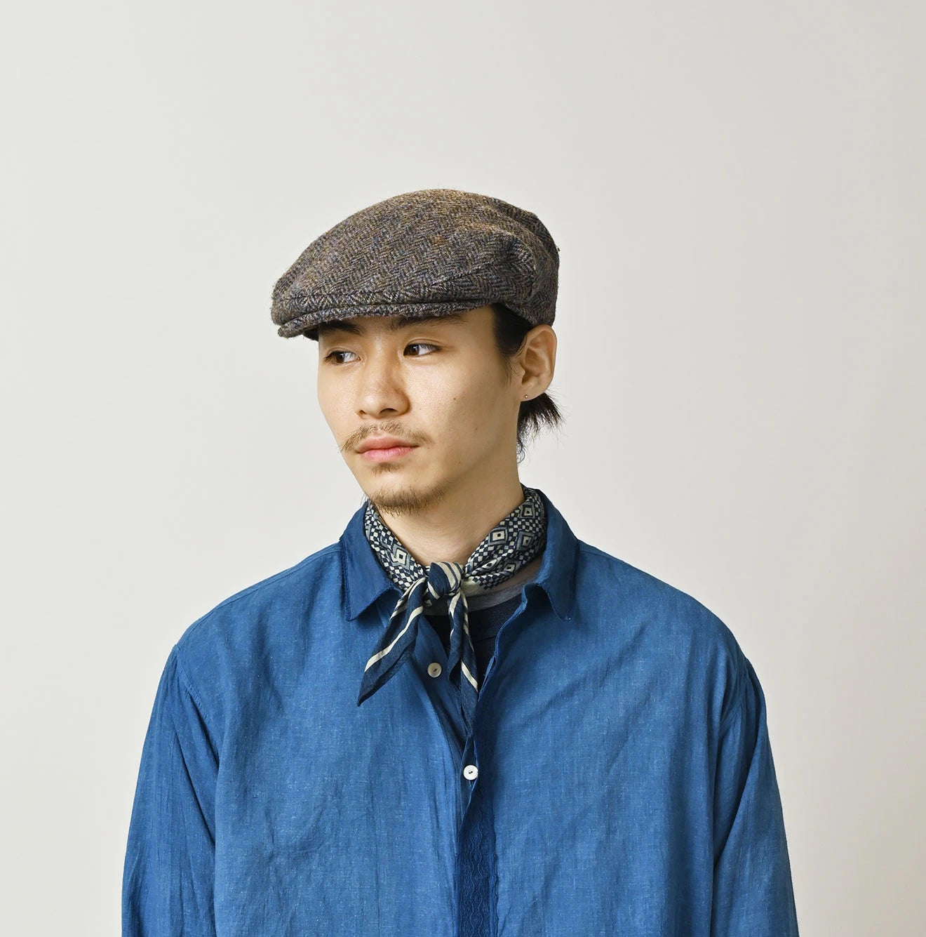 Indigo Tenjiku Cobblestone Bandana