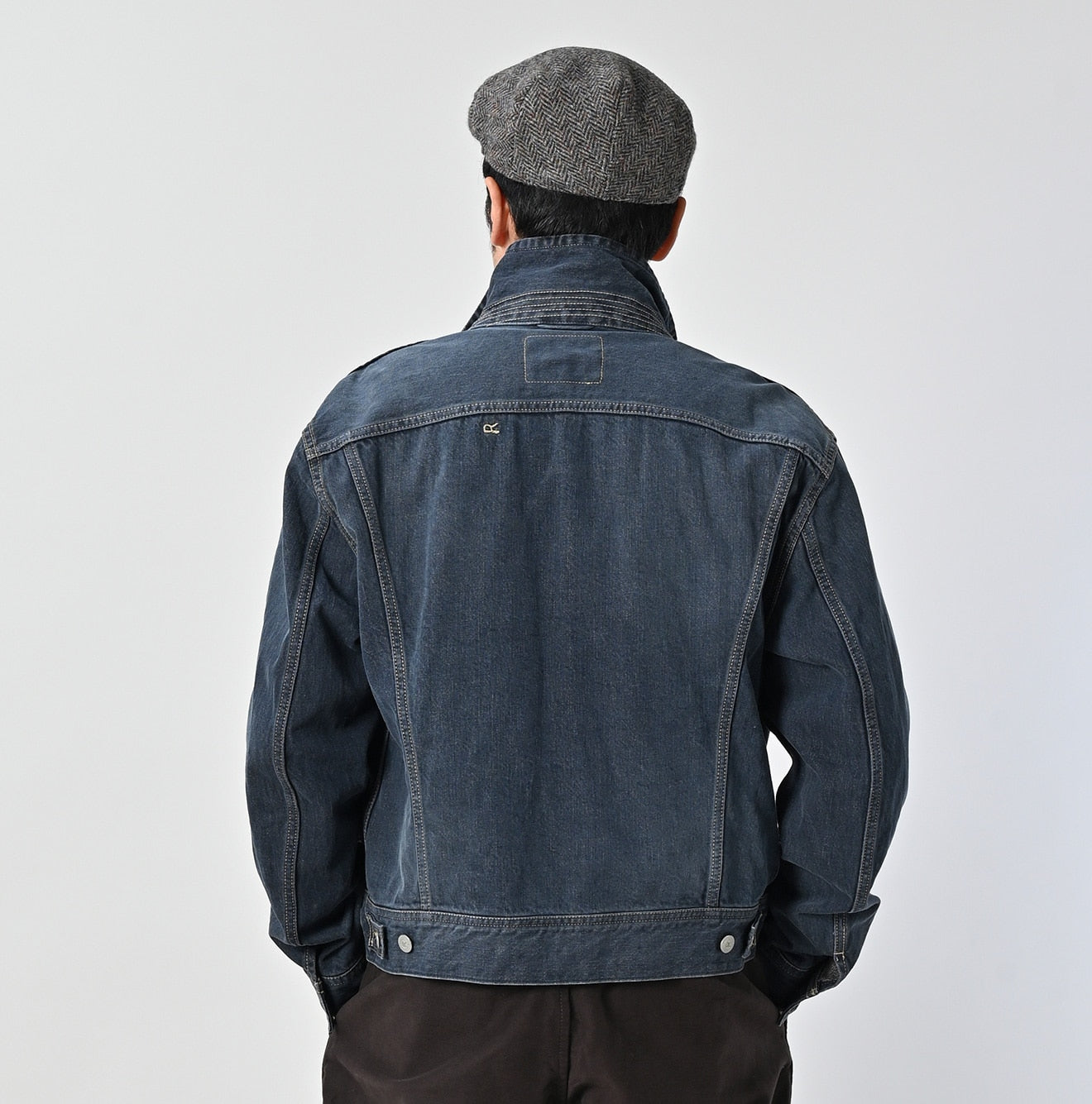 Tweed Denim 908 Hikohime Jacket Zyu Male Model