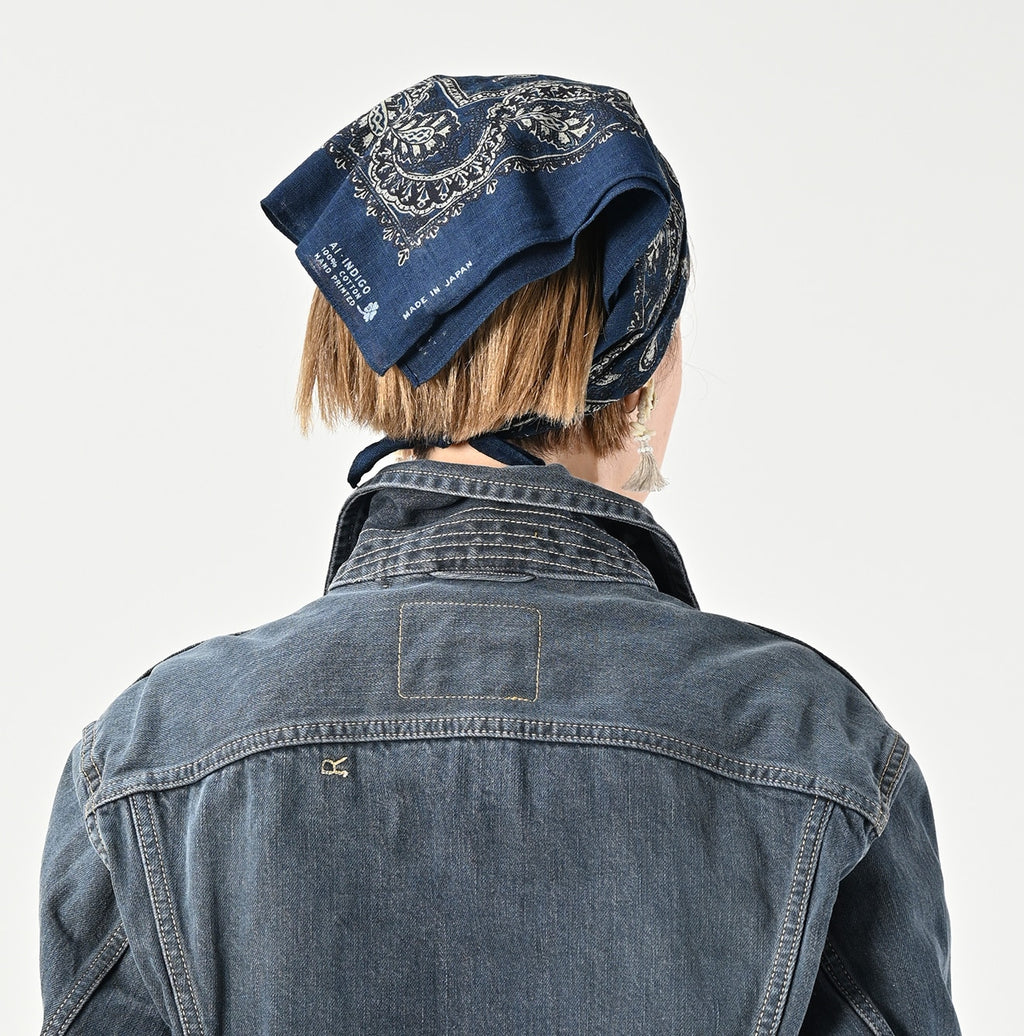 Tweed Denim 908 Hikohime Jacket Zyu Detail