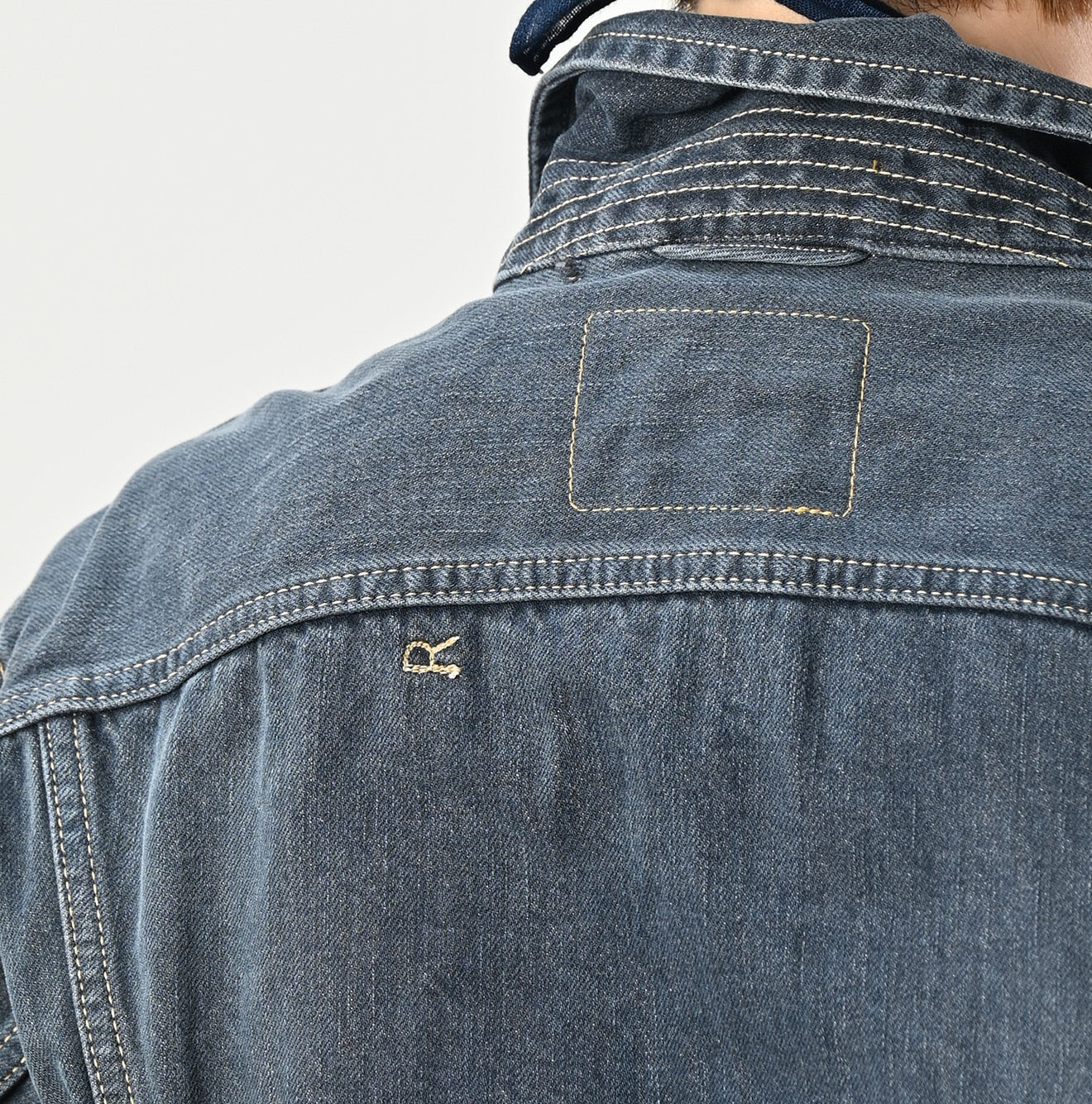 Tweed Denim 908 Hikohime Jacket Zyu Detail