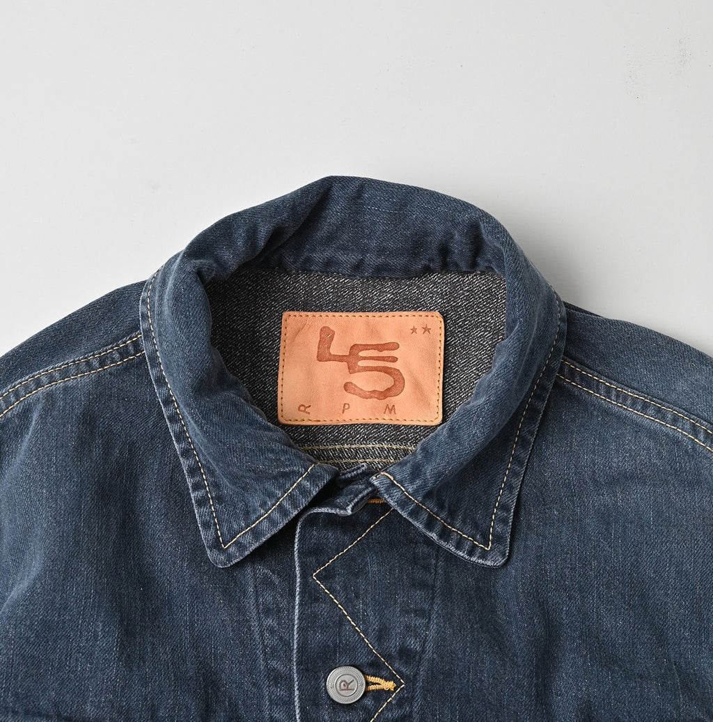 Tweed Denim 908 Hikohime Jacket Zyu Detail