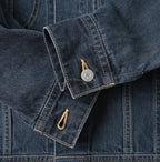 Tweed Denim 908 Hikohime Jacket Zyu Detail
