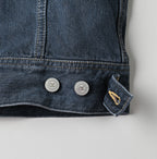 Tweed Denim 908 Hikohime Jacket Zyu Detail